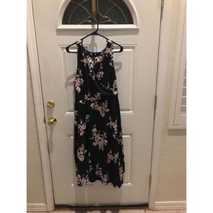 Glamour Lane Bryant Floral silky sleeveless Dress NWOT women's size 14